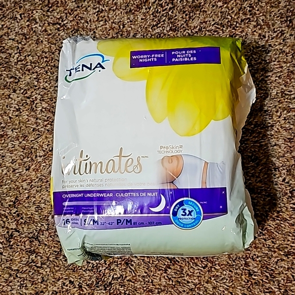 Tena Intimates Pack Of 16 Overnight Underwear 3x Protection Secure Odor Control - Picture 1 of 2